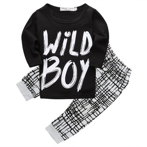 2016 autumn baby boy clothes Long sleeve Top + pants 2pcs sport suit baby clothing set newborn infant clothing bebe - Appu & Appi
