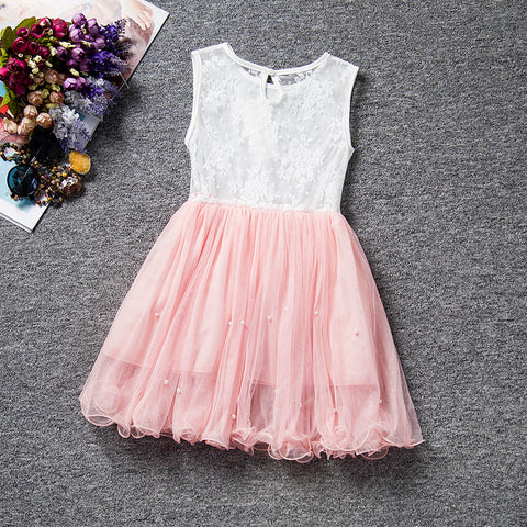 2017 New Lace Princess Dress Girl Children Clothing Teen School Girls Dresses Summer Kids Clothes for Girl Tutu Birthday Dress - Appu & Appi