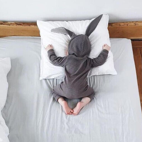 New Spring Autumn Baby Rompers Cute Cartoon Rabbit Infant Girl Boy Jumpers Kids Baby Outfits Clothes - Appu & Appi