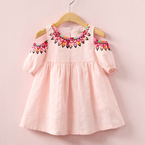 2017 kids dress for girl fashion spring dress cotton clothing princess casual dress - Appu & Appi