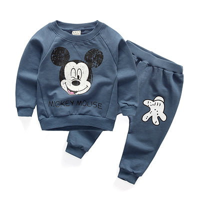 New arrival autumn spring baby boys clothing sets cartoon tops + pants suit for infant girls korea fashion style tracksuits - Appu & Appi