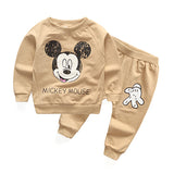New arrival autumn spring baby boys clothing sets cartoon tops + pants suit for infant girls korea fashion style tracksuits - Appu & Appi