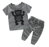 Summer Newborn Baby Clothes Set Baby Boy Clothes Jumpsuit MAMAS BOY Letter Print 2pc Infant Clothing Costume Short T-Shirt Pant - Appu & Appi