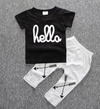 Summer Newborn Baby Clothes Set Baby Boy Clothes Jumpsuit MAMAS BOY Letter Print 2pc Infant Clothing Costume Short T-Shirt Pant - Appu & Appi