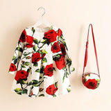 Girls Dress Kinderkleding Meisjes 2017 Spring Brand Children Costume for Kids Dresses Clothes Character Princess Dress with Bag - Appu & Appi