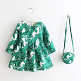 Girls Dress Kinderkleding Meisjes 2017 Spring Brand Children Costume for Kids Dresses Clothes Character Princess Dress with Bag - Appu & Appi