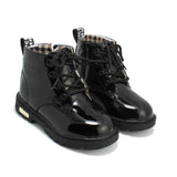 2017 New Winter Children Shoes PU Leather Waterproof Martin Boots Kids Snow Boots Brand Girls Boys Rubber Boots Fashion Sneakers - Appu & Appi