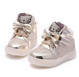 Girls shoes baby Fashion Hook Loop led shoes kids light up glowing sneakers little Girls princess children shoes with light - Appu & Appi