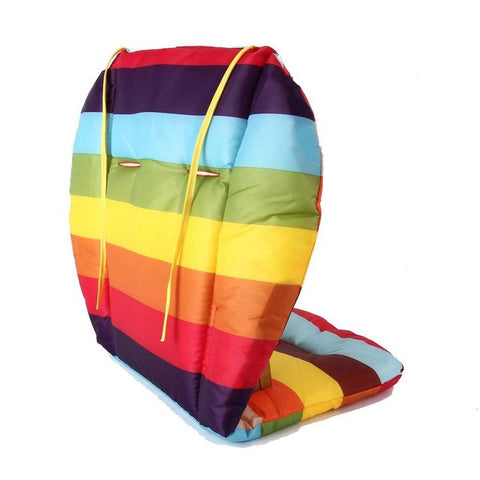 Baby Infant Stroller Seat Pushchair Cushion Cotton Mat Rainbow Color Soft Thick Pram Cushion Chair BB Car Seat Cushion - Appu & Appi