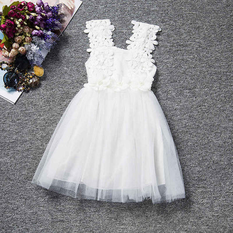 Flower Baby Girls Princess Dress Girl Dresses Summer Children Clothing Casual School Toddler Kids Girl Dress for Girls Clothes - Appu & Appi