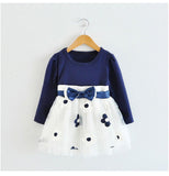 Cute Baby Girl Dress Cotton Children Kids Baby Girls Dresses One Piece Baby Autumn Clothing For School Casual Wear Clothes Girl - Appu & Appi