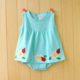Baby Girl Rompers Summer Girls Clothing Sets Roupas Bebes Flower Newborn Baby Clothes Cute Baby Jumpsuits Infant Girls Clothing - Appu & Appi