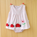 Baby Girl Rompers Summer Girls Clothing Sets Roupas Bebes Flower Newborn Baby Clothes Cute Baby Jumpsuits Infant Girls Clothing - Appu & Appi