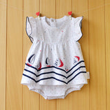 Baby Girl Rompers Summer Girls Clothing Sets Roupas Bebes Flower Newborn Baby Clothes Cute Baby Jumpsuits Infant Girls Clothing - Appu & Appi