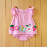 Baby Girl Rompers Summer Girls Clothing Sets Roupas Bebes Flower Newborn Baby Clothes Cute Baby Jumpsuits Infant Girls Clothing - Appu & Appi