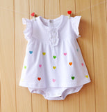Baby Girl Rompers Summer Girls Clothing Sets Roupas Bebes Flower Newborn Baby Clothes Cute Baby Jumpsuits Infant Girls Clothing - Appu & Appi