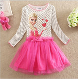 Free Shipping 2016 children elsa casual dress girls summer fashion elsa anna dress baby girls dress Children's Cloting - Appu & Appi
