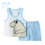 2pcs/set Tshirt Shorts Cotton Baby Clothing Set Newborn Baby Outfits Girl Boy Kids Clothes Sets Summer Style Roupas Bebes Suits - Appu & Appi