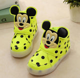 Hot SALE Children Shoes With Light Popular in Europe Boys Shoes Autumn Winter Girls Cartoon Sneakers Kids Led Sport Shoes - Appu & Appi