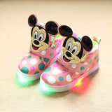 Hot SALE Children Shoes With Light Popular in Europe Boys Shoes Autumn Winter Girls Cartoon Sneakers Kids Led Sport Shoes - Appu & Appi
