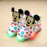 Hot SALE Children Shoes With Light Popular in Europe Boys Shoes Autumn Winter Girls Cartoon Sneakers Kids Led Sport Shoes - Appu & Appi