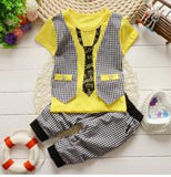 BibiCola 2017 new  Fashion  spring summer  autumn  Childrens  boys clothing set Kids Clothing Sets T-shirt +short pants - Appu & Appi