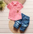 BibiCola toddler children fashion summer baby boys clothing sets 2pcs gentleman clothes sets boys summer set kids sport suit set - Appu & Appi