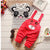 BibiCola summer panda cartoon baby boys clothing set childern leisure bib boys summer clothes sets kids 2pcs kids sport suit set - Appu & Appi