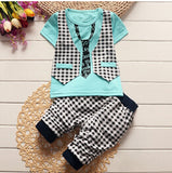 BibiCola 2017 new  Fashion  spring summer  autumn  Childrens  boys clothing set Kids Clothing Sets T-shirt +short pants - Appu & Appi