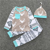 RY-213 2017 Baby Girls Clothes Elephant Romper + Pants + Headband 3 Pcs Baby Suit Newborn Girl Clothing Set - Appu & Appi