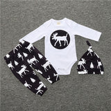 RY-213 2017 Baby Girls Clothes Elephant Romper + Pants + Headband 3 Pcs Baby Suit Newborn Girl Clothing Set - Appu & Appi