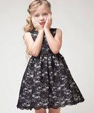2017 SUMMER NEW children clothes girls beautiful lace dress quality white baby girls dress teenager kids dress for age 2-12 - Appu & Appi