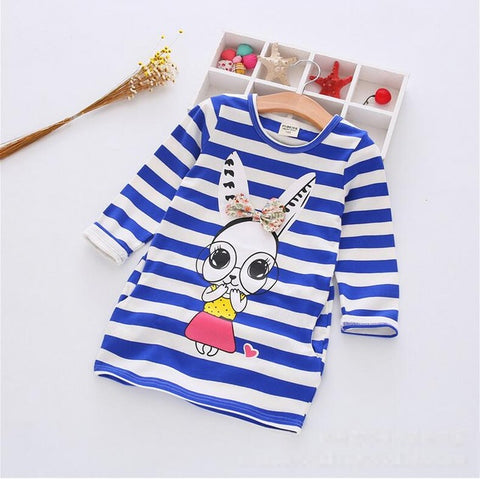 2017 Summ Girls Dress Cartoon Kids Dresses For Girl Clothes 2-8Y Baby children clothing Vestidos Costume Roupas Infantis Menina - Appu & Appi