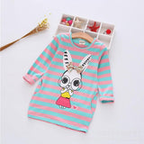 2017 Summ Girls Dress Cartoon Kids Dresses For Girl Clothes 2-8Y Baby children clothing Vestidos Costume Roupas Infantis Menina - Appu & Appi