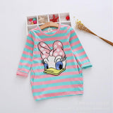 2017 Summ Girls Dress Cartoon Kids Dresses For Girl Clothes 2-8Y Baby children clothing Vestidos Costume Roupas Infantis Menina - Appu & Appi