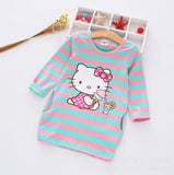 2017 Summ Girls Dress Cartoon Kids Dresses For Girl Clothes 2-8Y Baby children clothing Vestidos Costume Roupas Infantis Menina - Appu & Appi
