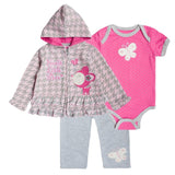 Baby Girl Clothes Set Coat Bodysuit Pants Children Cloth Suit Newborn Baby Boy Girls Clothing roupas bebes meninos kids clothes - Appu & Appi