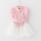 Fashion Autumn Long Sleeve Girls Dress 2017 New Casual Style Girls Clothes Cartoon Rabbit Embroidery Cotton Dress Kids Clothes - Appu & Appi
