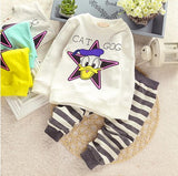New arrival autumn spring baby boys clothing sets cartoon tops + pants suit for infant girls korea fashion style tracksuits - Appu & Appi