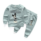 New arrival autumn spring baby boys clothing sets cartoon tops + pants suit for infant girls korea fashion style tracksuits - Appu & Appi