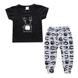 Summer Newborn Baby Clothes Set Baby Boy Clothes Jumpsuit MAMAS BOY Letter Print 2pc Infant Clothing Costume Short T-Shirt Pant - Appu & Appi