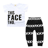 Summer Newborn Baby Clothes Set Baby Boy Clothes Jumpsuit MAMAS BOY Letter Print 2pc Infant Clothing Costume Short T-Shirt Pant - Appu & Appi