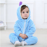 IDGIR Blue Stitch Cute Cartoon Baby Pajama set Novelty Cotton Baby rompers boy girl Animal Rompers Stitch Baby's Sets One-Pieces - Appu & Appi