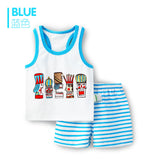 2pcs/set Tshirt Shorts Cotton Baby Clothing Set Newborn Baby Outfits Girl Boy Kids Clothes Sets Summer Style Roupas Bebes Suits - Appu & Appi