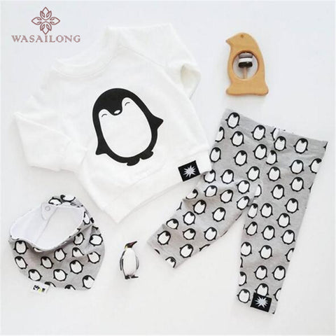 Wasailong baby boy and girl clothes Autumn with virgin suit infant garment 3pcs 0-2 years old  children's clothing baby clothe - Appu & Appi