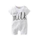 2017 New Fashion baby Romper unisex cotton Short sleeve newborn baby clothes jumpsuit Infant clothing set roupas de - Appu & Appi