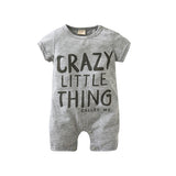 2017 New Fashion baby Romper unisex cotton Short sleeve newborn baby clothes jumpsuit Infant clothing set roupas de - Appu & Appi