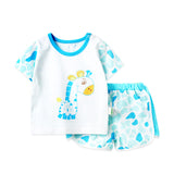 2pcs/set Tshirt Shorts Cotton Baby Clothing Set Newborn Baby Outfits Girl Boy Kids Clothes Sets Summer Style Roupas Bebes Suits - Appu & Appi