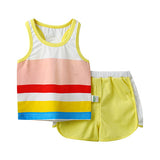 2pcs/set Tshirt Shorts Cotton Baby Clothing Set Newborn Baby Outfits Girl Boy Kids Clothes Sets Summer Style Roupas Bebes Suits - Appu & Appi