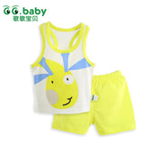 2pcs/set Tshirt Shorts Cotton Baby Clothing Set Newborn Baby Outfits Girl Boy Kids Clothes Sets Summer Style Roupas Bebes Suits - Appu & Appi